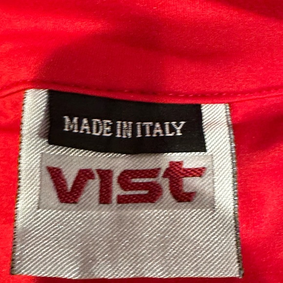 Vist SKI LONG SLEEVE FLEECE BLOUSE HALF Zip MADE IN ITALY Sz M - Picture 8 of 13